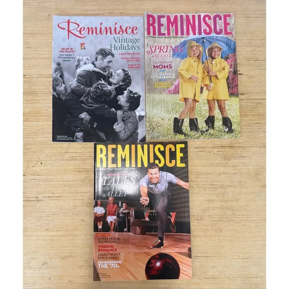 Lot of 11 Reminisce Magazine 2017-2023